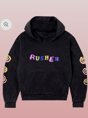 Big Time Rush Rusher Hoodie Black Size XL